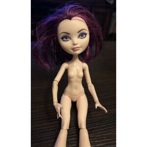 Ever After High Enchanted Picnic Raven Queen Doll Nude Purple Fashion Mattel